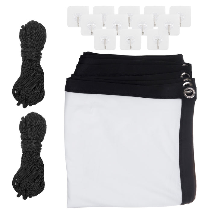 Maclean Projektionswand, 150", 330x187cm, 25mm Rand 16:9, Spannhaken, MC-167