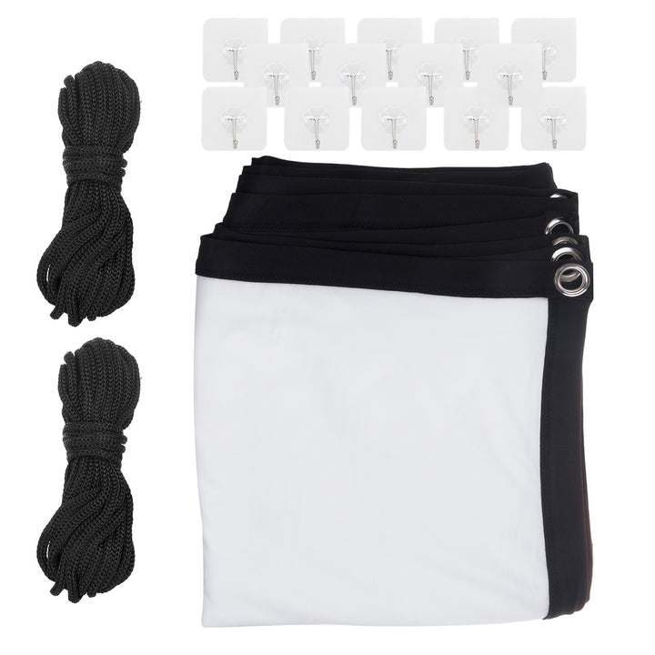 Maclean Projektionswand, 150", 300x220cm, 25mm Rand 4:3, Spannhaken, MC-168