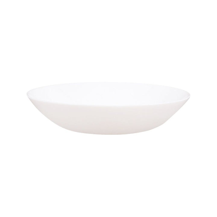 Luminarc Diwali Deep Plate – Round, White, 21 cm, Elegant and Durable Design