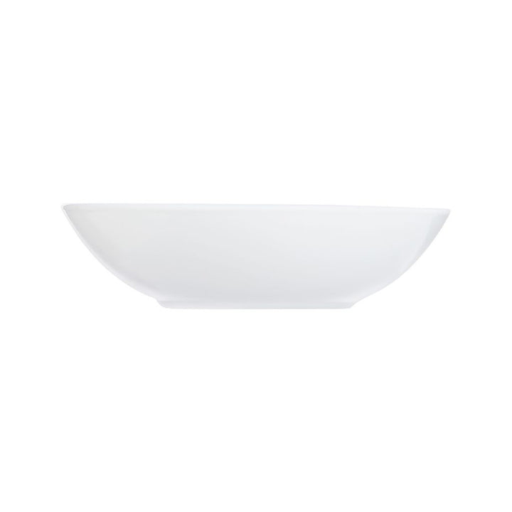 Luminarc Diwali Deep Plate – Round, White, 21 cm, Elegant and Durable Design
