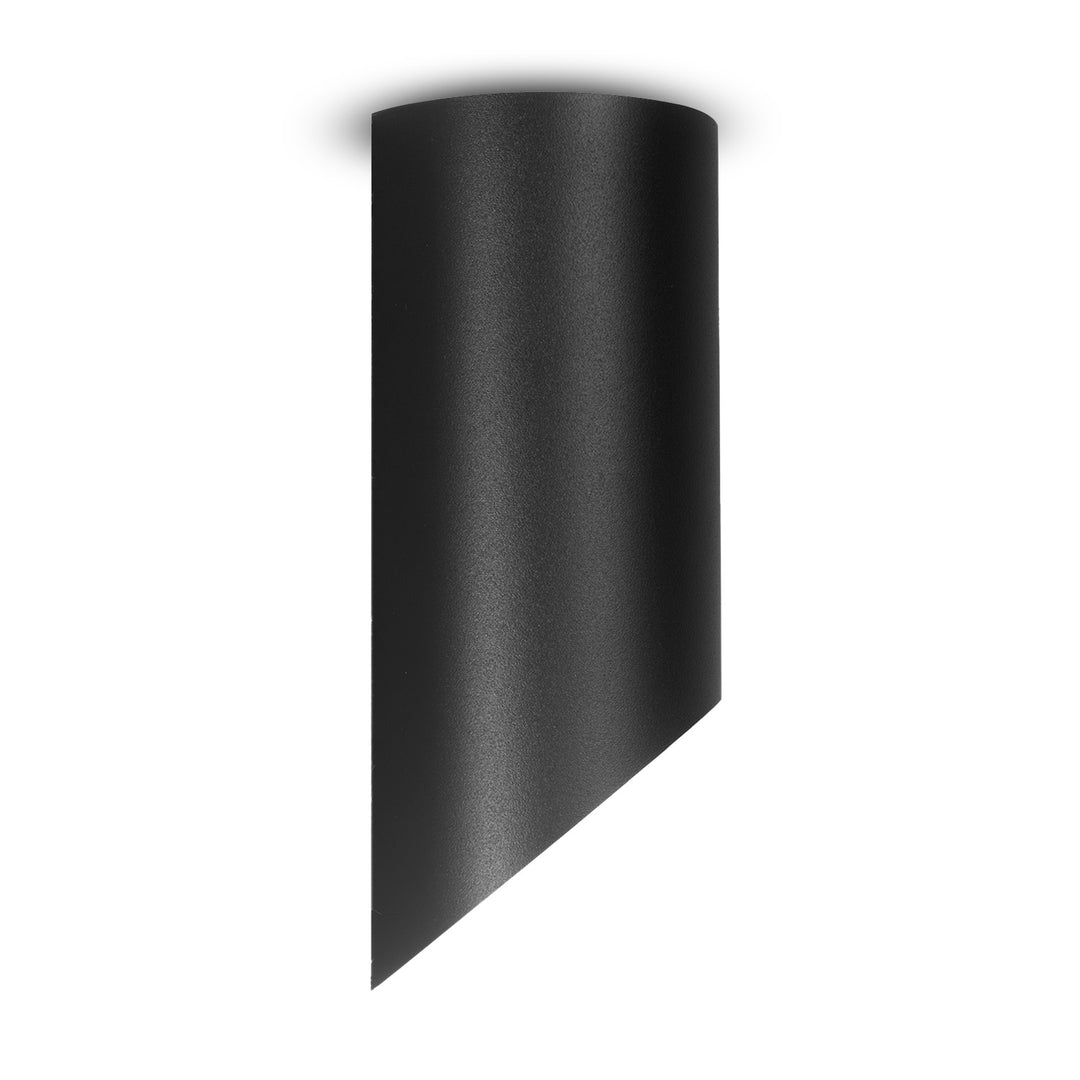 Maclean surface-mounted luminaire / tube, spot, round, aluminum, GU10, 55x130mm, black color, MCE360 B+LED bulb GU10 7W Maclean Energy MCE437 WW warm white 3000K, 220-240V~, 50/60Hz,