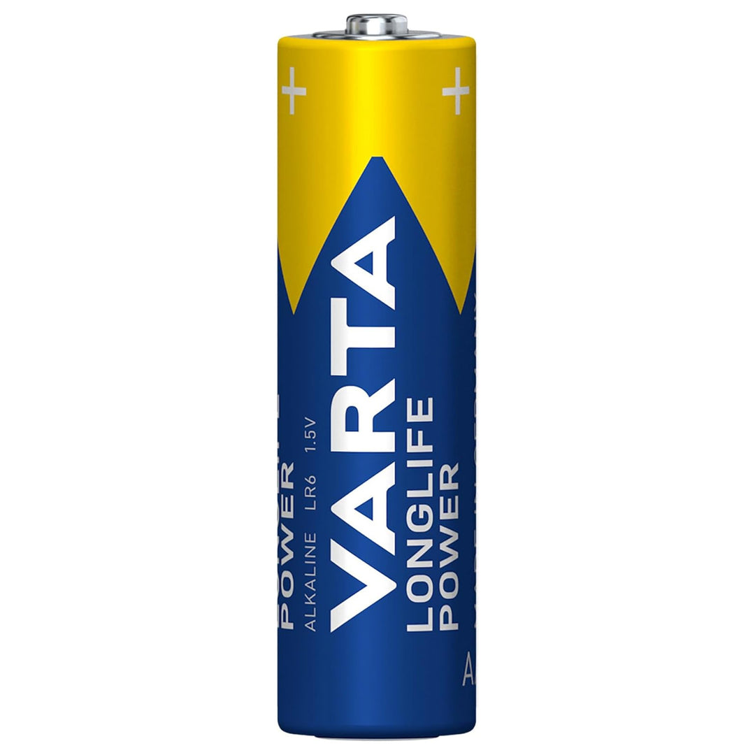 VARTA Longlife Power, 6 AA alkaline batteries, LR06, 1.5V