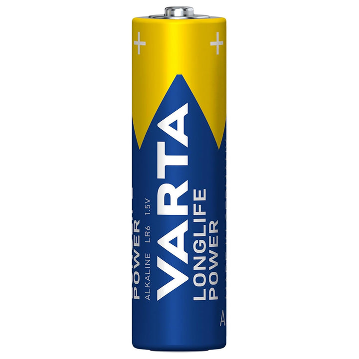 VARTA Longlife Power, 6 AA alkaline batteries, LR06, 1.5V