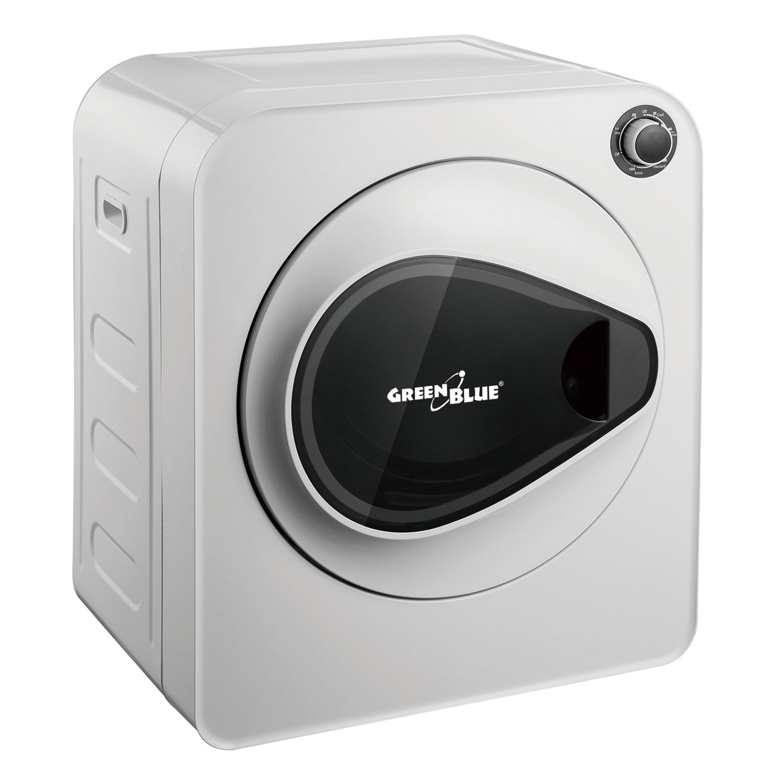 GreenBlue electric clothes tumble dryer, 3kg load, GB405+ 2pcs. GreenBlue GB483 tumble dryer filter set.