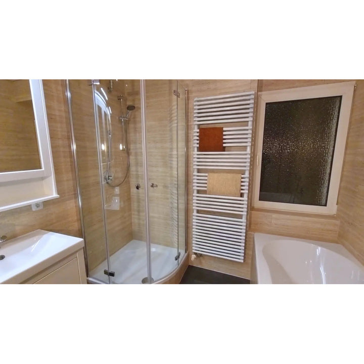 Fliesana - Zelfklevende wand- en vloertegels - set van 3 - waterbestendig - Ontwerp: natuursteen