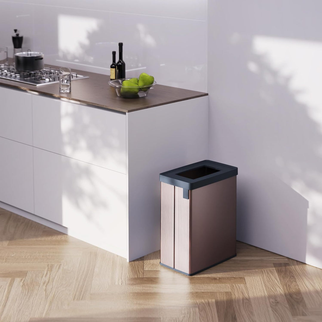 Curver trash garbage can, for segregation, pink, capacity 54l, Verto