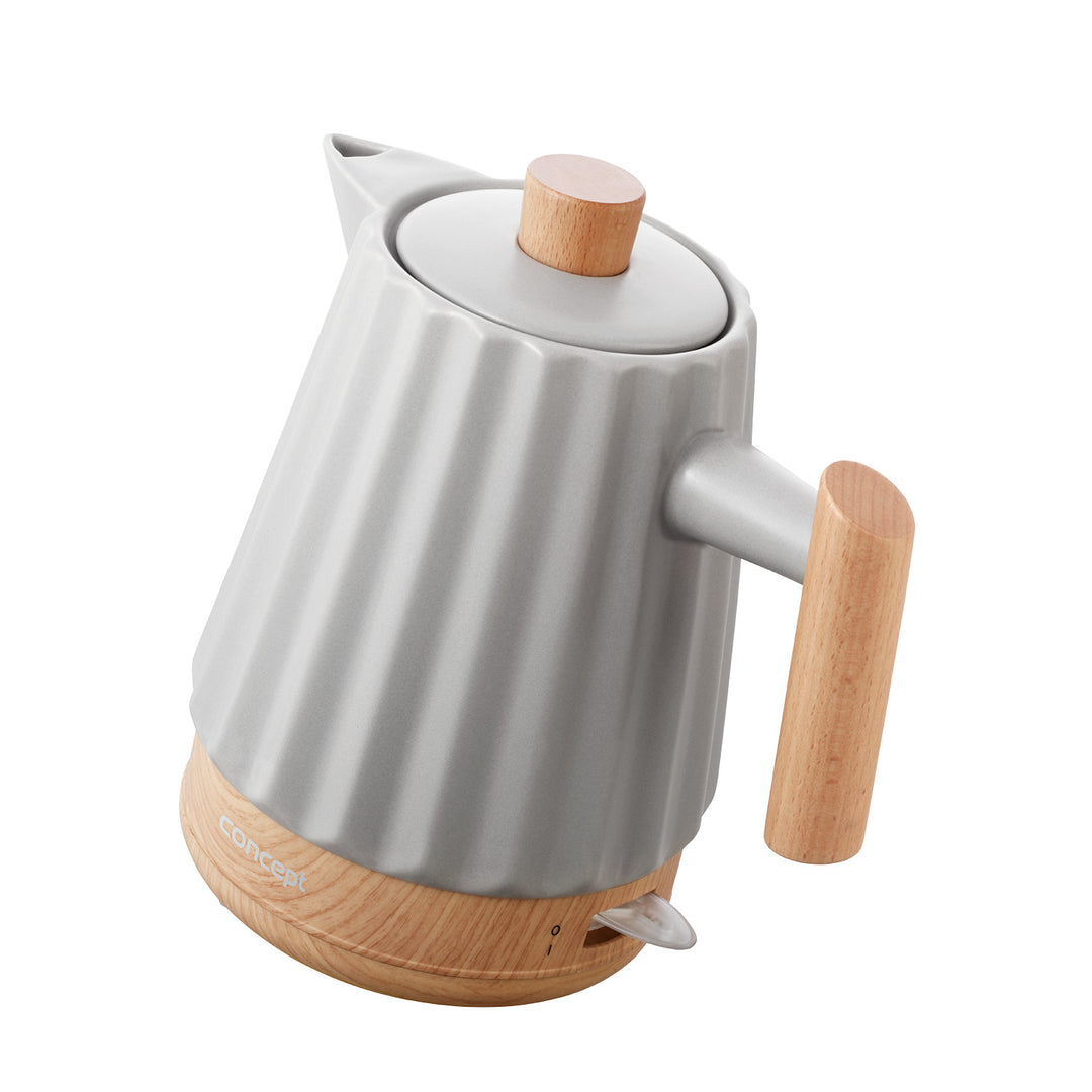 Concept electric kettle, ceramic, 1500W, 1.5L, light gray, RK0091