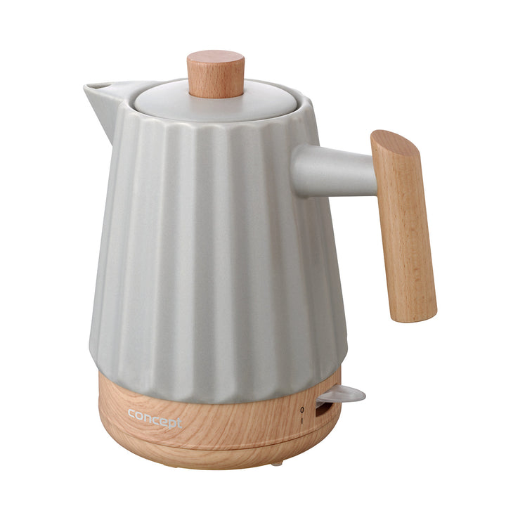 Concept electric kettle, ceramic, 1500W, 1.5L, light gray, RK0091