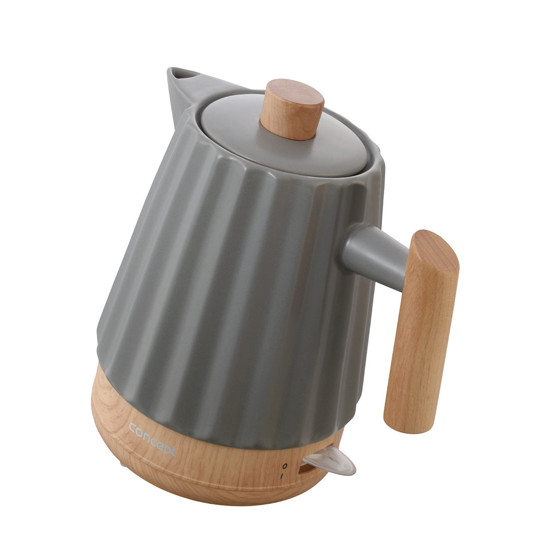 Concept electric kettle, ceramic, 1500W, 1.5L, dark grey, RK0092