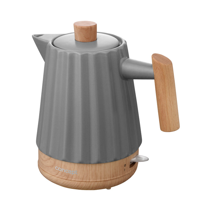 Concept electric kettle, ceramic, 1500W, 1.5L, dark grey, RK0092