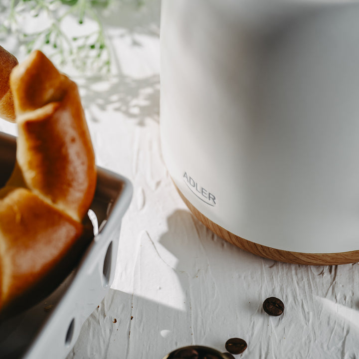 Ceramic electric kettle 1.0L, 1200W, ecru, Adler AD 1304