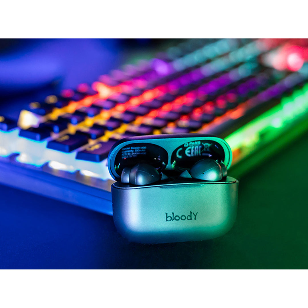 A4TECH Wireless Headphones, Bluetooth 5.0, BLOODY TWS M30 Black