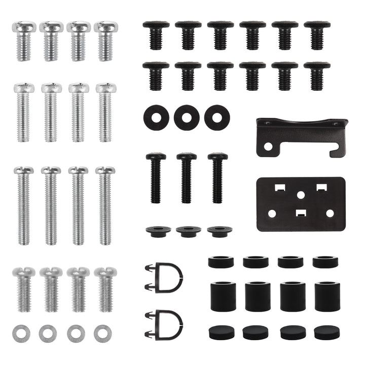 Universal-TV-Ständer Maclean, für RTV-Schrank, Ständer, max. 40kg, max. VESA 400x400, Höhen- und Winkelverstellung, für TV-Geräte 32-65", MC-1240