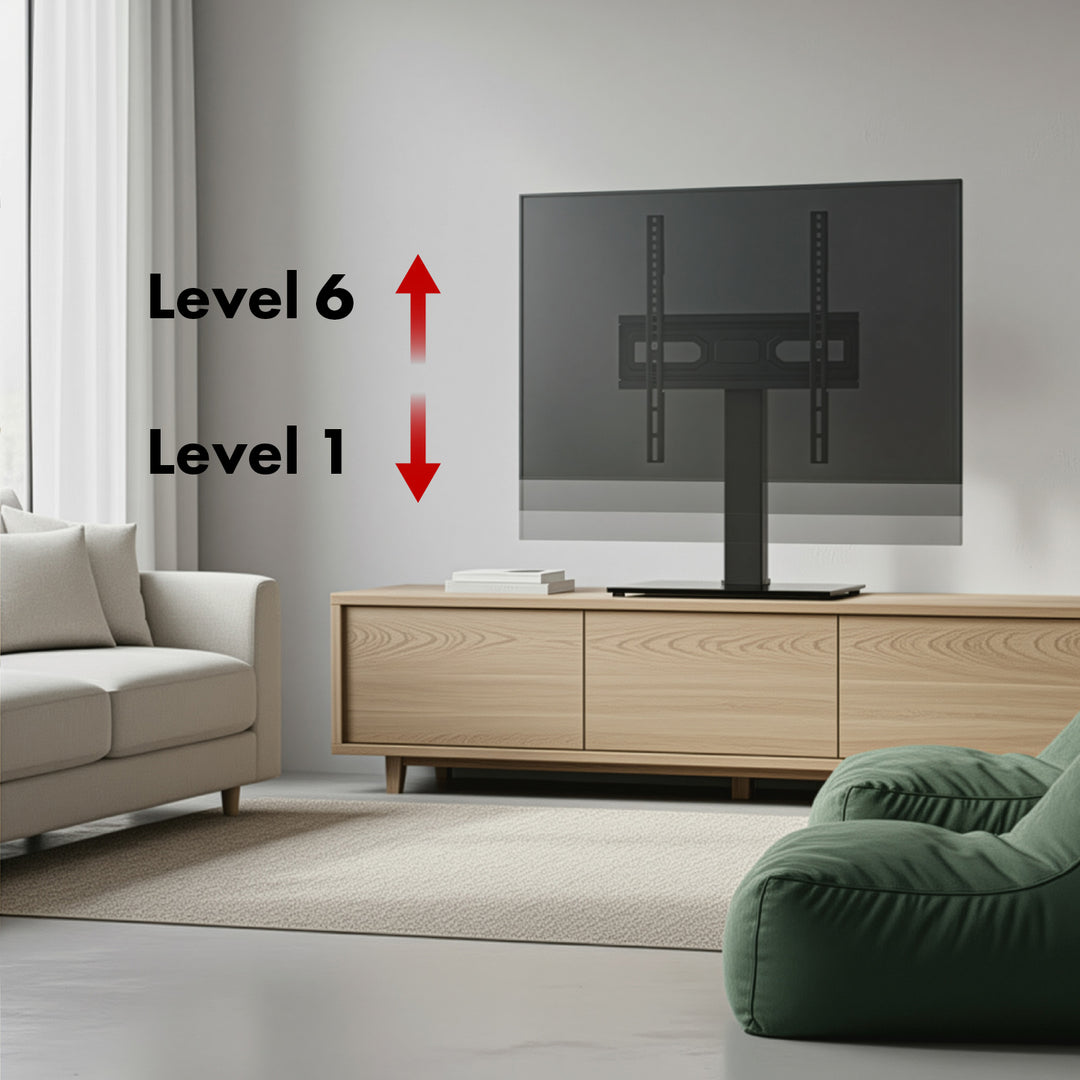 Maclean MC-949 Mobiele TV-Stand op Wielen Geschikt voor 32 tot 55 Maclean MC-949 Mobiele TV-Stand op Wielen Geschikt voor 32 tot 55