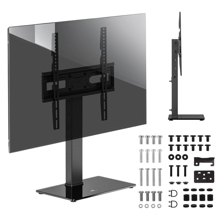 Universal-TV-Ständer Maclean, für RTV-Schrank, Ständer, max. 40kg, max. VESA 400x400, Höhen- und Winkelverstellung, für TV-Geräte 32-65", MC-1240