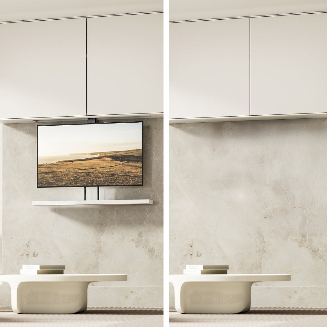 Elektrischer Decken- und Bodengriff, ausziehbar, 43''-88''', VESA 600x400, max. 60kg, 100-240V AC,50/60Hz