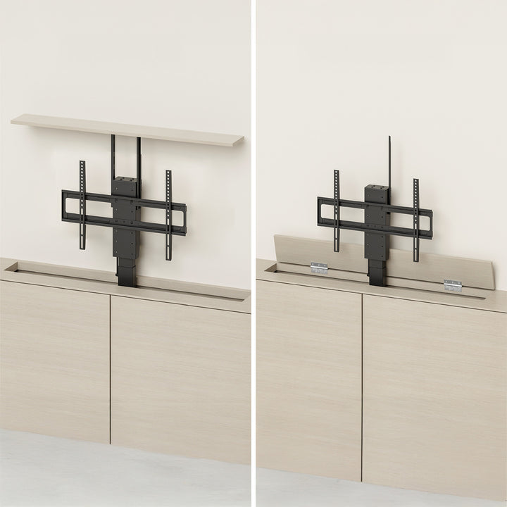 Elektrischer Decken- und Bodengriff, ausziehbar, 43''-88''', VESA 600x400, max. 60kg, 100-240V AC,50/60Hz