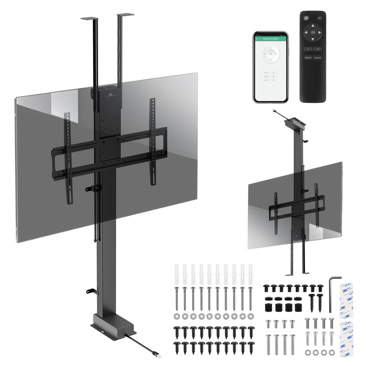 Elektrischer Decken- und Bodengriff, ausziehbar, 43''-88''', VESA 600x400, max. 60kg, 100-240V AC,50/60Hz