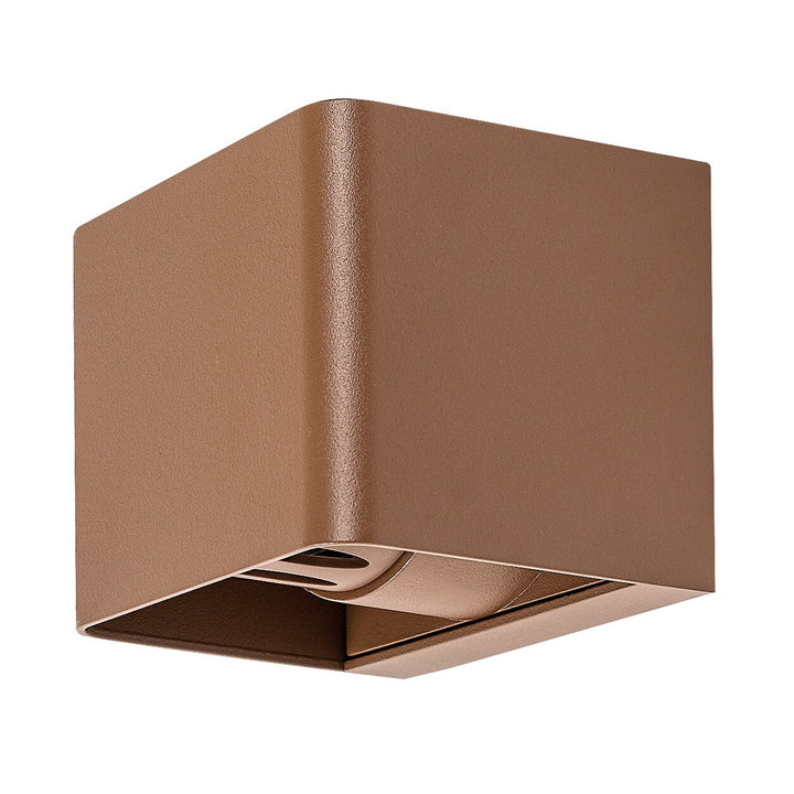 Rabalux Hallstatt 10W outdoor wall lamp IP54 brown outdoor light