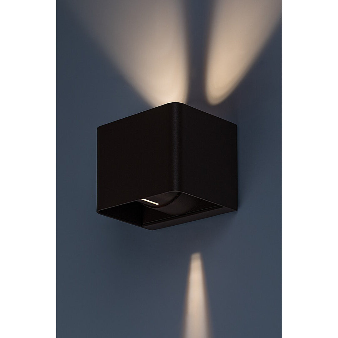 Rabalux Hallstatt 10W outdoor wall lamp IP54 brown outdoor light