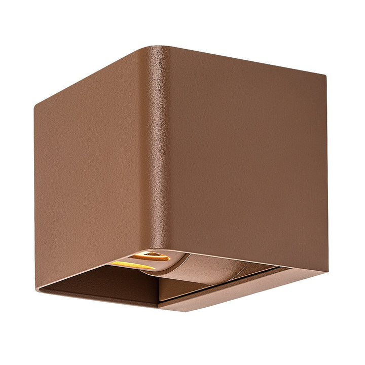 Rabalux Hallstatt 10W outdoor wall lamp IP54 brown outdoor light