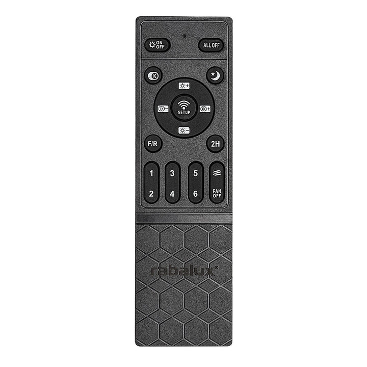 Rabalux ceiling lamp, light with fan, 40W, black, Fanfy