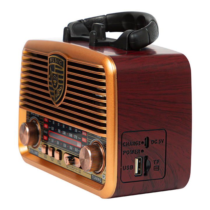 BLOW RA10 solar analog AM/FM BT portable radio retro style