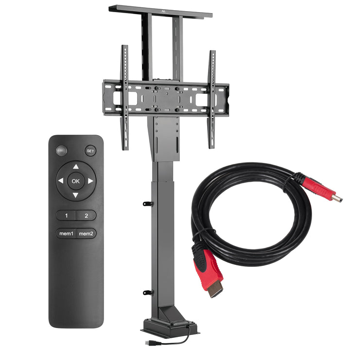 Maclean Soporte de extensión de cable eléctrico, 37''-65'', VESA 600x400, máx. 50kg, MC-866 + CABLE HDMI 2.0 4K 3D UHD 1,8m 48 bit