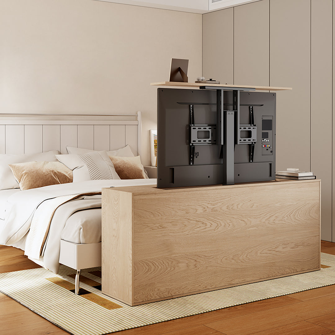 Maclean Soporte extraíble eléctrico para TV, TUYA, 37''-80'', VESA 600x400, máx. 60kg, MC-866T + CABLE HDMI 2.0 4K 3D UHD 1,8m 48 bit