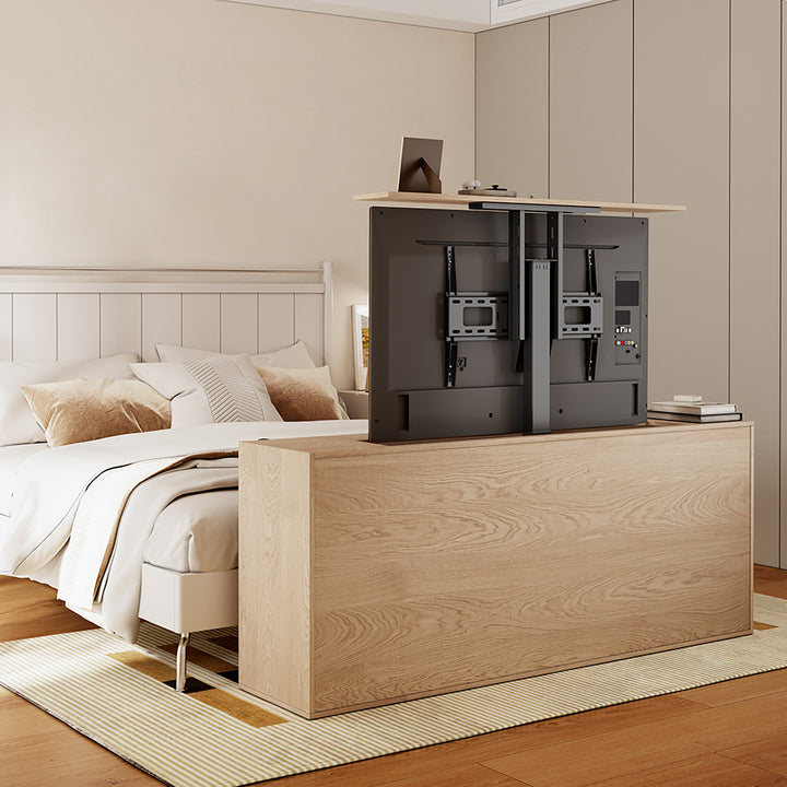 Maclean Soporte extraíble eléctrico para TV, TUYA, 37''-80'', VESA 600x400, máx. 60kg, MC-866T + CABLE HDMI 2.0 4K 3D UHD 1,8m 48 bit