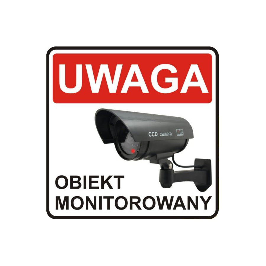 Dummy camera met knipperende LED IR1100 B IR voor buiten, zwart, 4 stuks