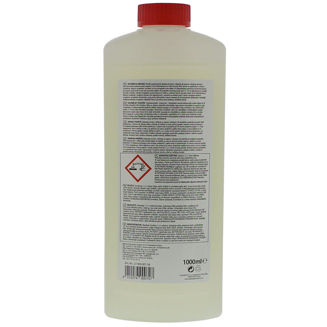 Descaler for coffee makers, kettles, 1 liter, universal, Scanpart