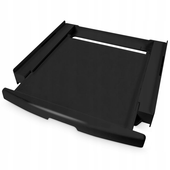 Universal washer-dryer connector, pull-out shelf, 60 cm, black, Scanpart