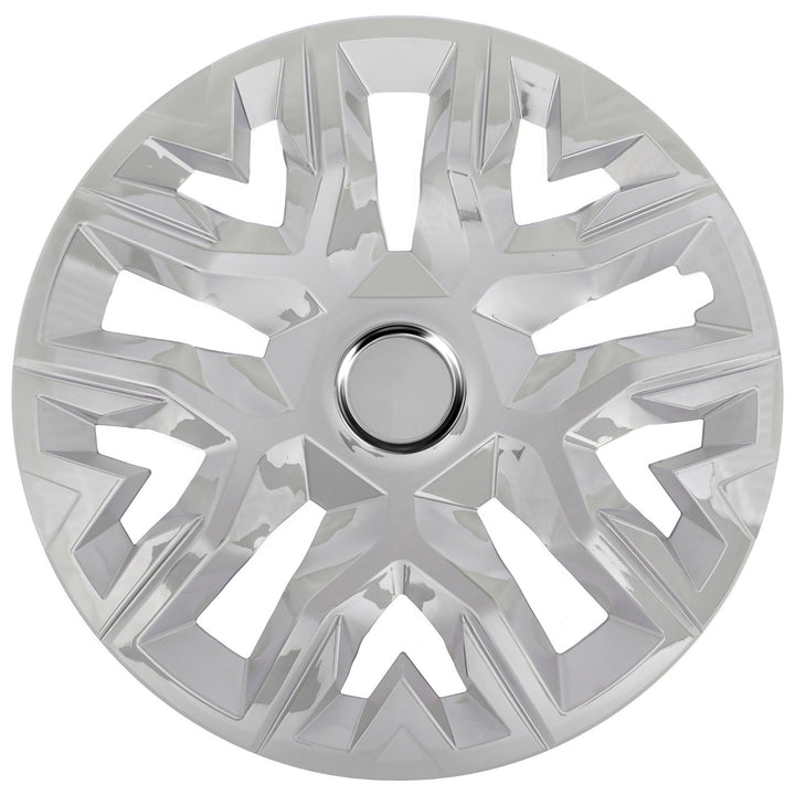 Universal hubcaps 16'' NRM Perfecto silver lacquered 4 pieces