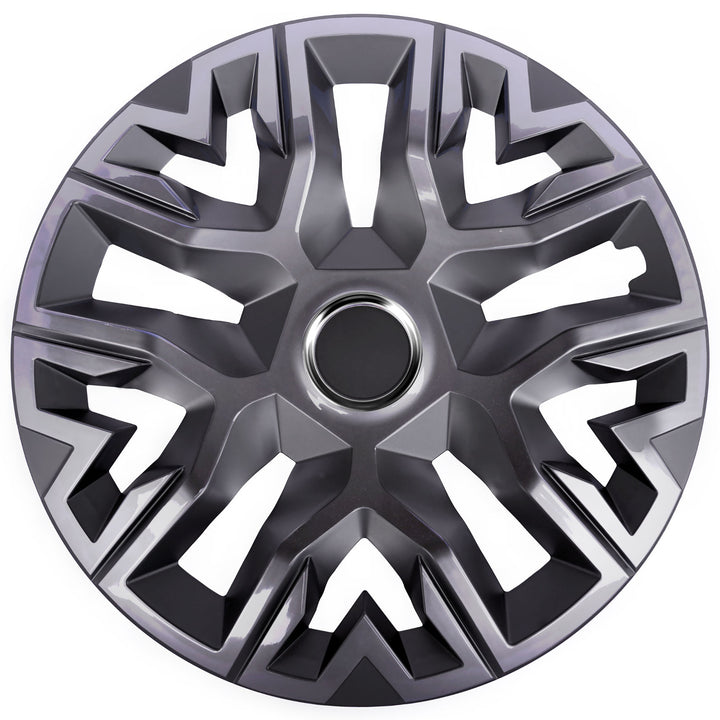 Universal hubcaps 14'' NRM Perfecto graphite painted 4 pieces
