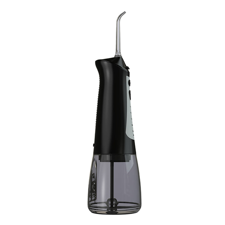 LAFE dental irrigator, 5 modes, 6 tips, black, CleanPRO