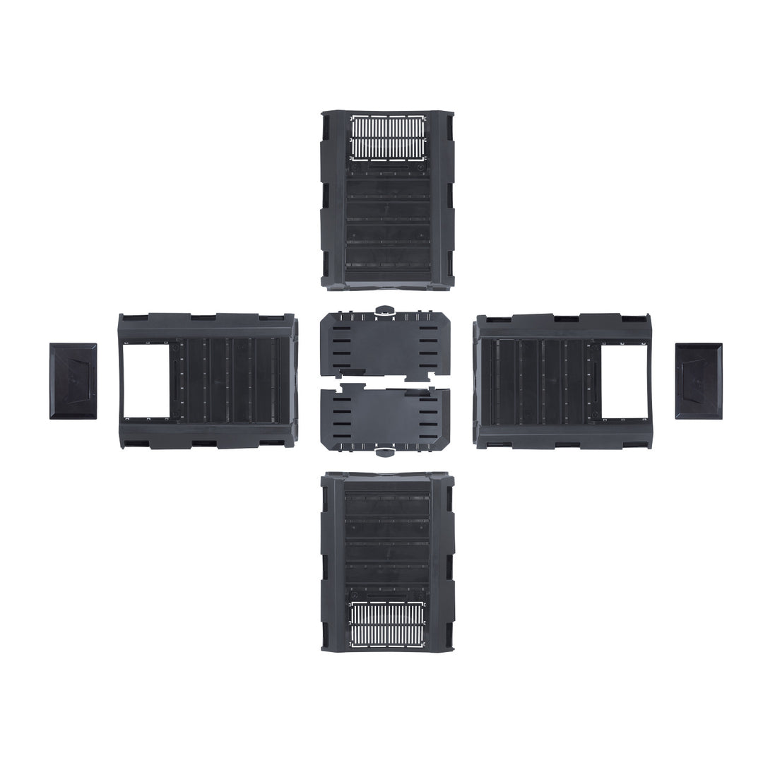 Prosperplast composter, frostproof, 380l, black, Compogreen