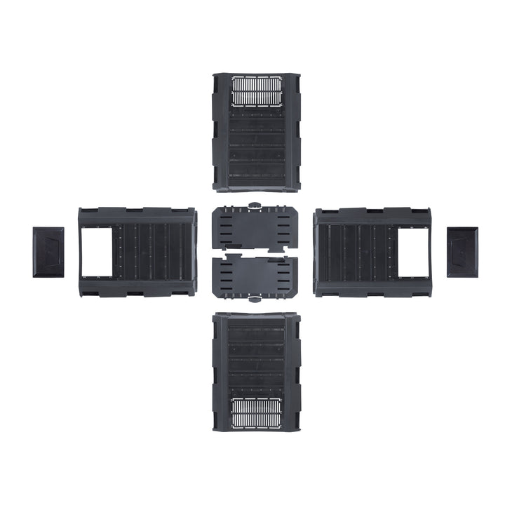 Prosperplast composter, frostproof, 380l, black, Compogreen