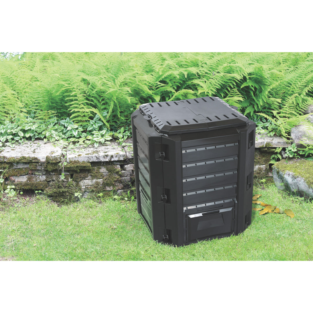 Prosperplast composter, frostproof, 380l, black, Compogreen