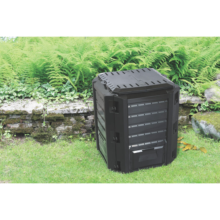 Prosperplast composter, frostproof, 380l, black, Compogreen