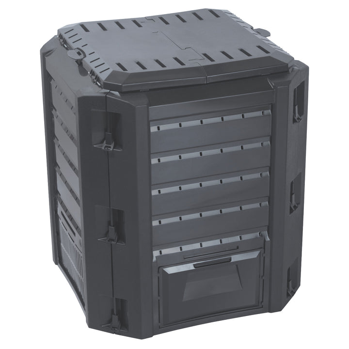 Prosperplast composter, frostproof, 380l, black, Compogreen