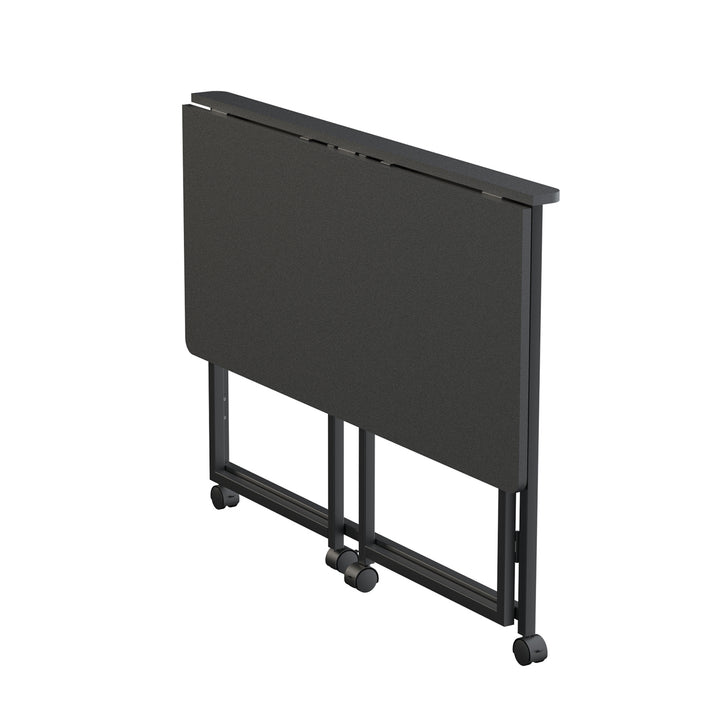 Maclean Klapptisch, schwarz, mobil, Platte 100x50cm, max. 50kg, MC-1250 B