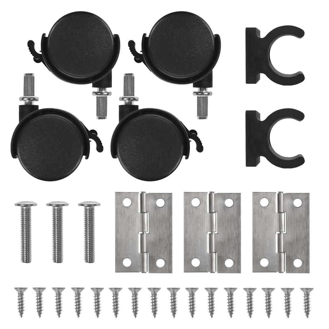 Maclean Klapptisch, schwarz, mobil, Platte 100x50cm, max. 50kg, MC-1250 B