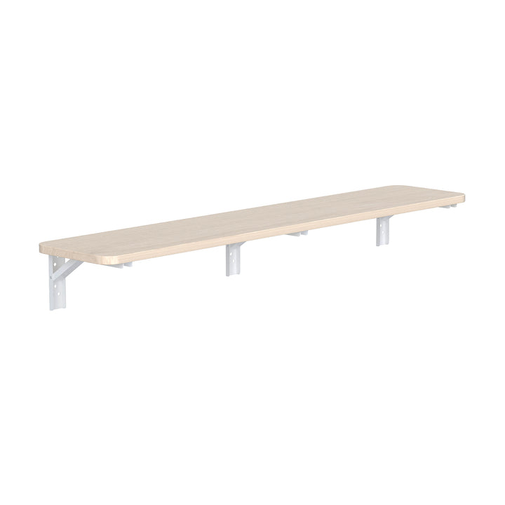Maclean folding shelf/top, light wood color, 100x20 cm, max.50 kg, MC-129 WD