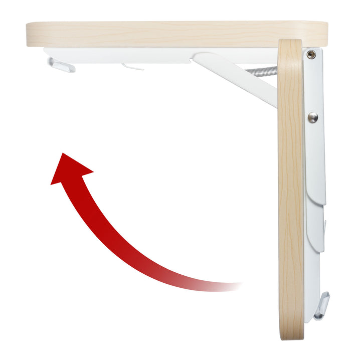 Maclean folding shelf/top, light wood color, 100x20 cm, max.50 kg, MC-129 WD