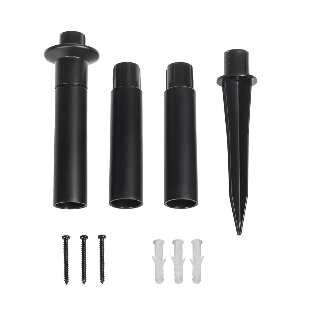 GreenBlue solar lamp, freestanding, garden, sphere 25x25x58cm, RGB LED, GB165, 4 pieces