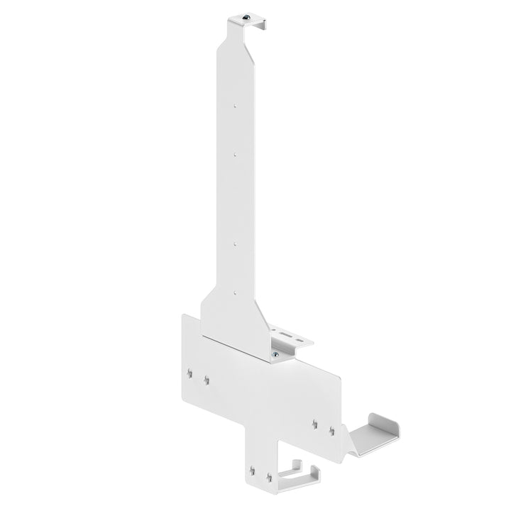 Support mural blanc PS5 avec support de tablette, 10kg max,RS181 + Support mural blanc pour console Playstation 5, 10kg max, NanoRS RS180