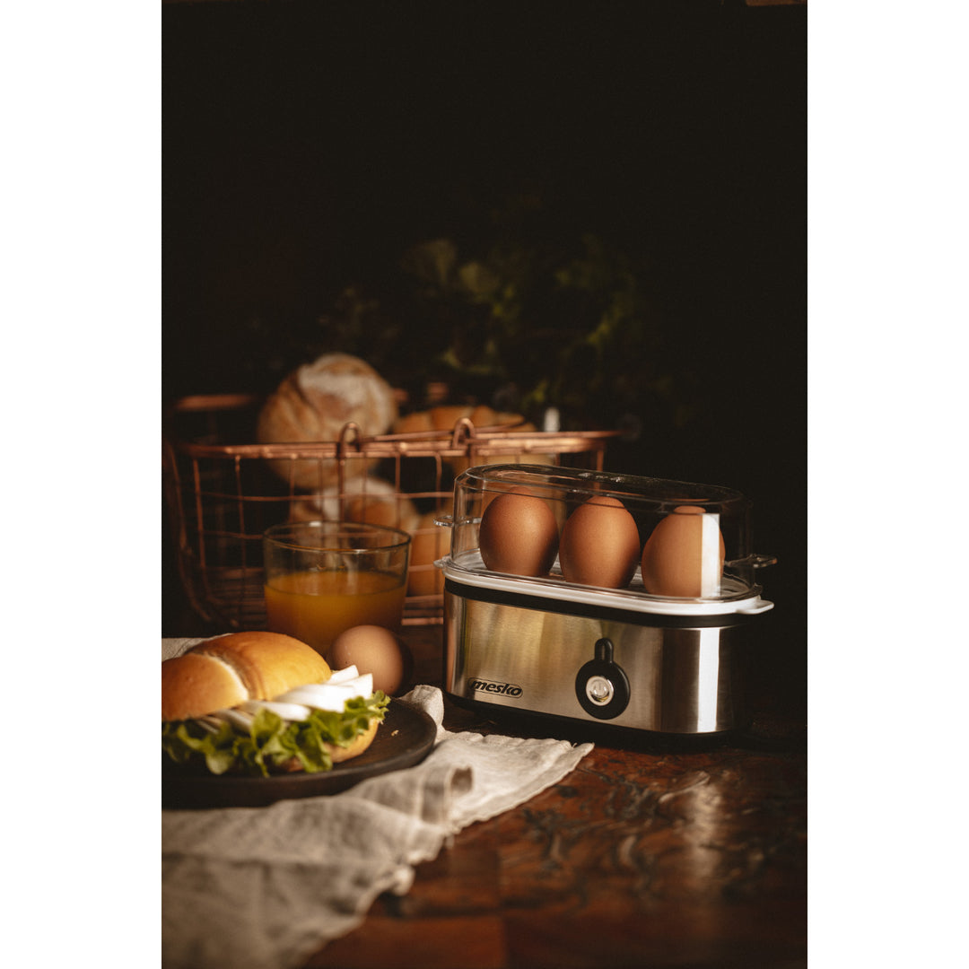 Cocedor de huevos Mesko MS 4485 para 1-3 huevos, 350W, pinza, enchufe UK
