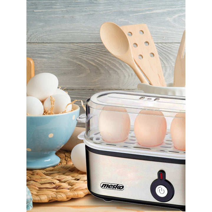 Cocedor de huevos Mesko MS 4485 para 1-3 huevos, 350W, pinza, enchufe UK