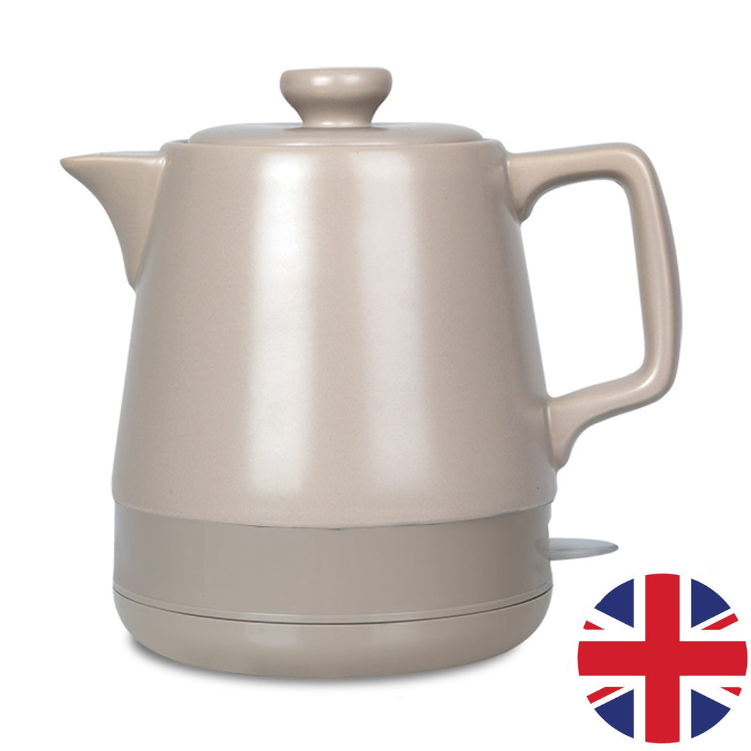 Ceramic electric kettle 1l Maestro MR-071 Beige 1200W, UK plug